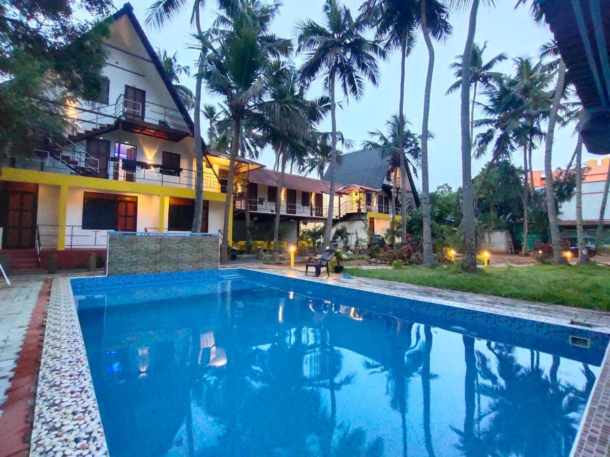 Pv Cottages - Serenity Beach ปอนดิเชอรี ภายนอก รูปภาพ
