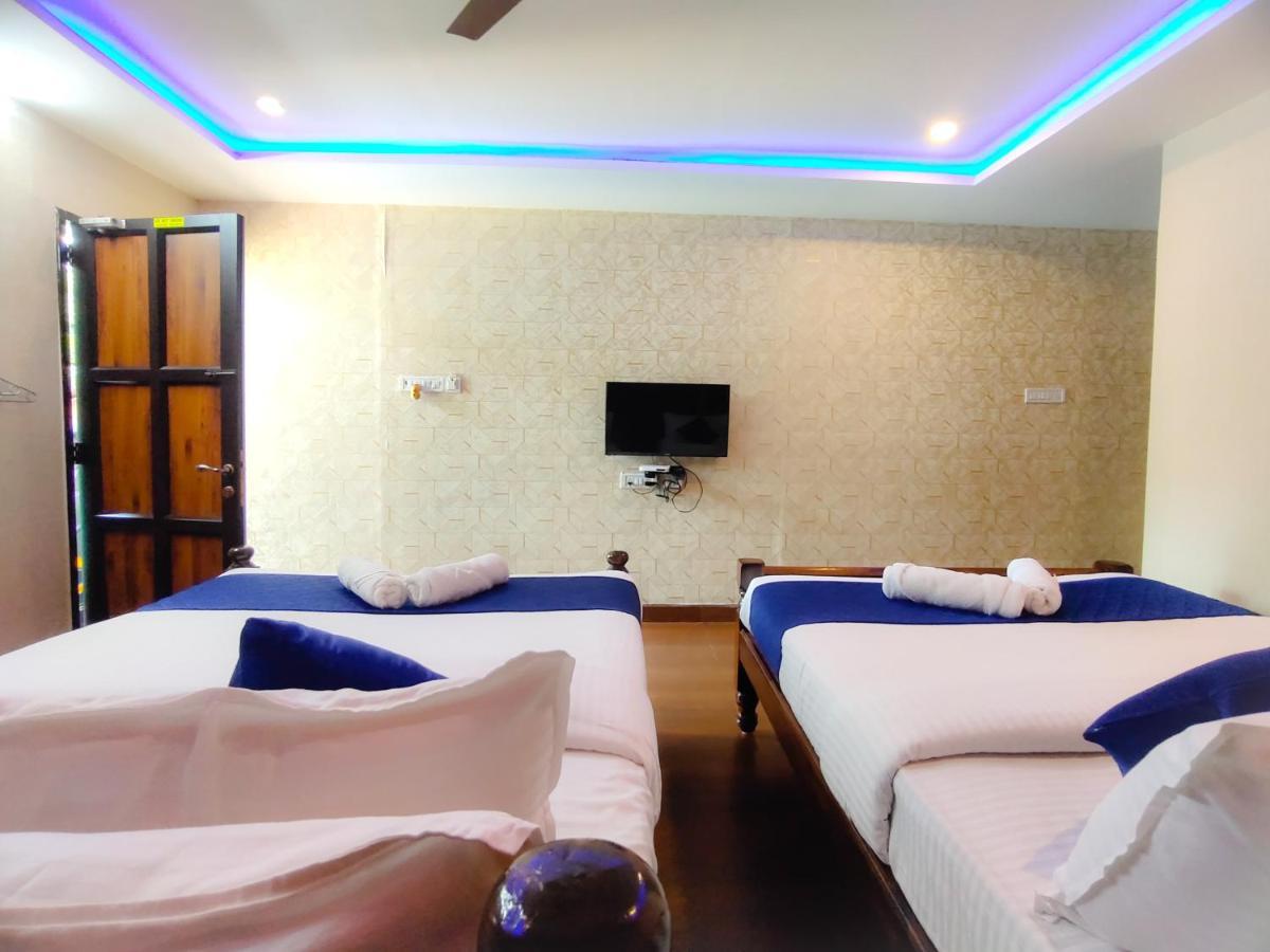 Pv Cottages - Serenity Beach ปอนดิเชอรี ภายนอก รูปภาพ