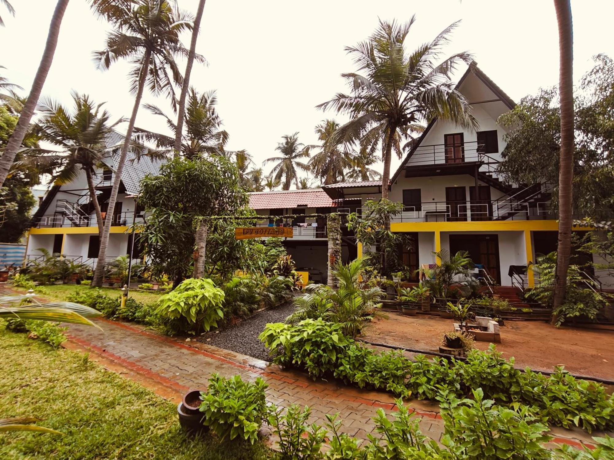 Pv Cottages - Serenity Beach ปอนดิเชอรี ภายนอก รูปภาพ