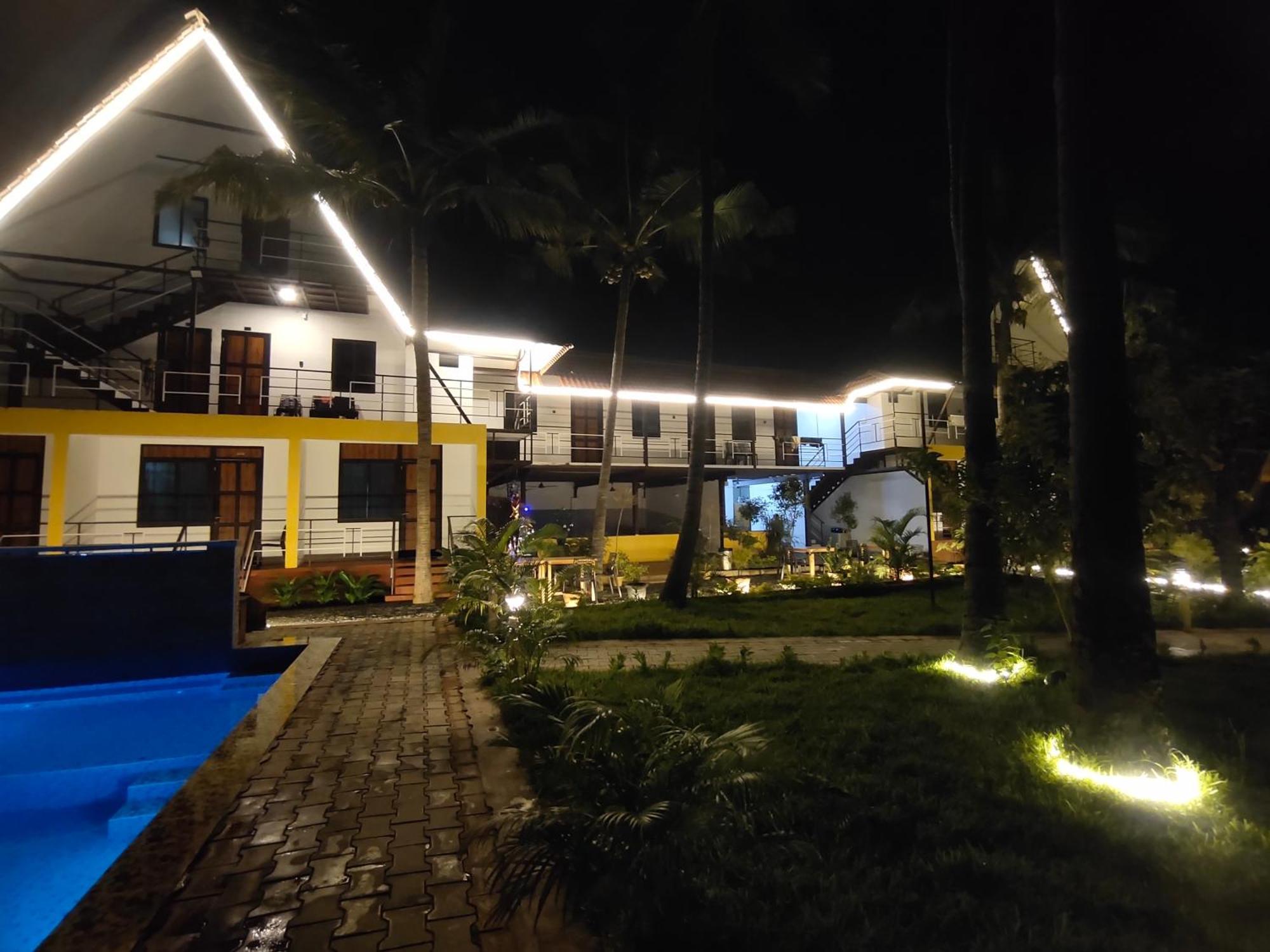 Pv Cottages - Serenity Beach ปอนดิเชอรี ภายนอก รูปภาพ